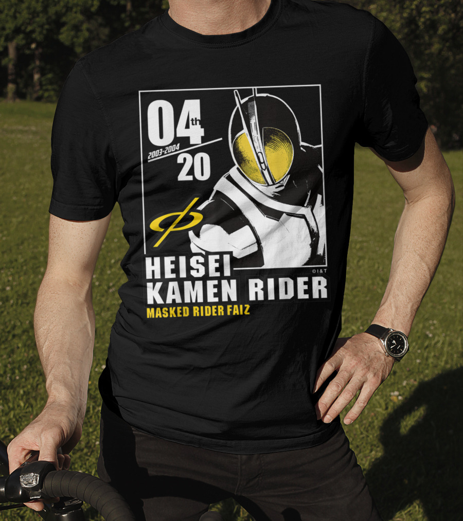 04 2003-2004 Heisei Kamen Rider Masked Rider Faiz T-Shirt