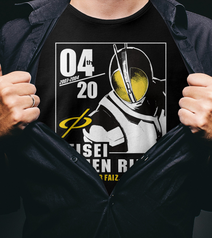 04 2003-2004 Heisei Kamen Rider Masked Rider Faiz T-Shirt