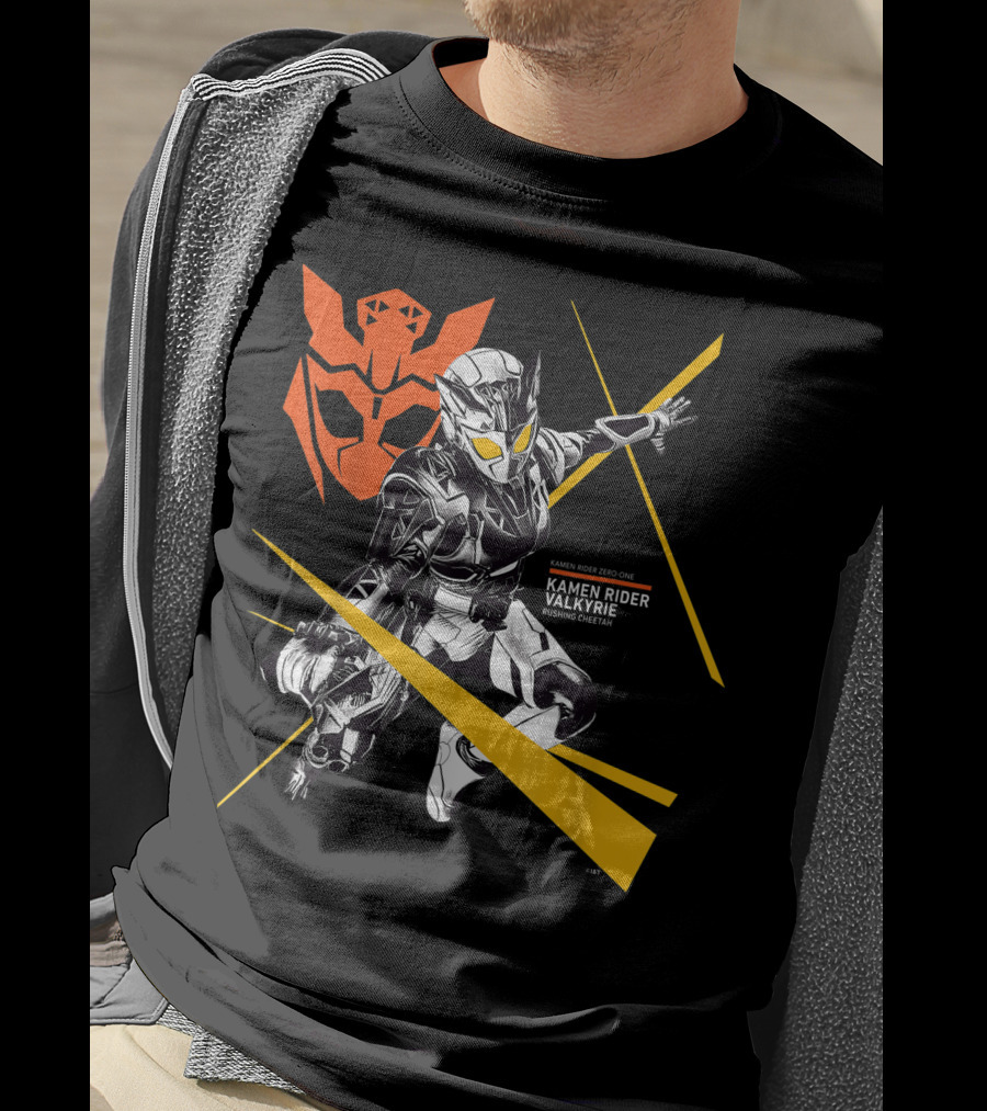 Kamen Rider Valkyrie Rushing Cheetah Zero-One Crossover T-Shirt