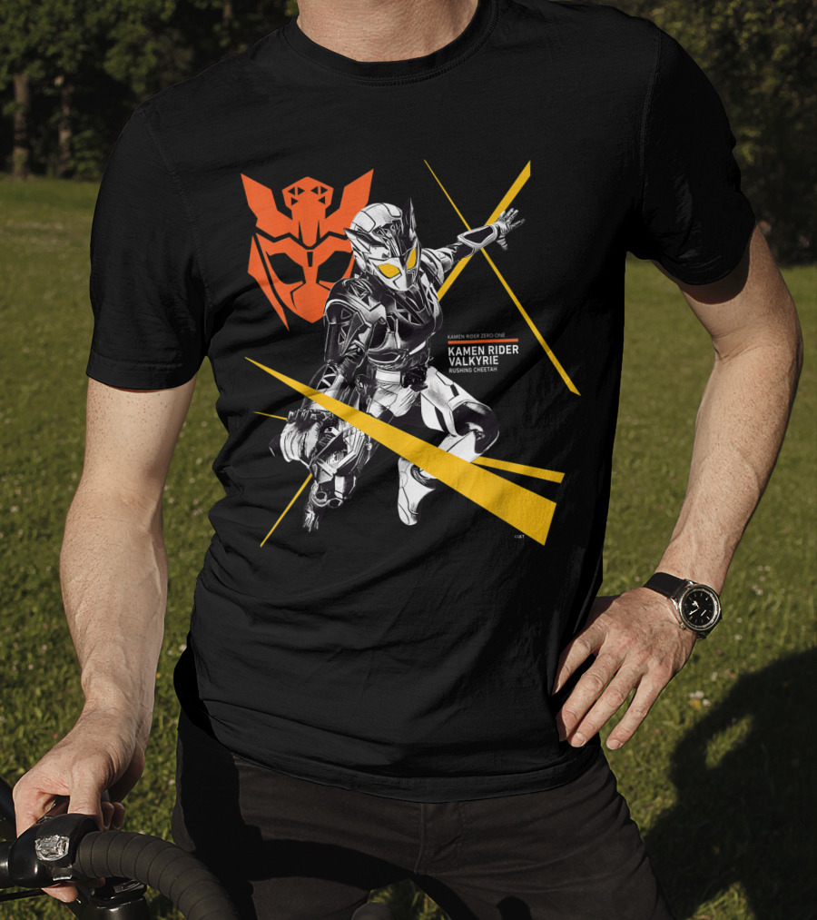 Kamen Rider Valkyrie Rushing Cheetah Zero-One Crossover T-Shirt