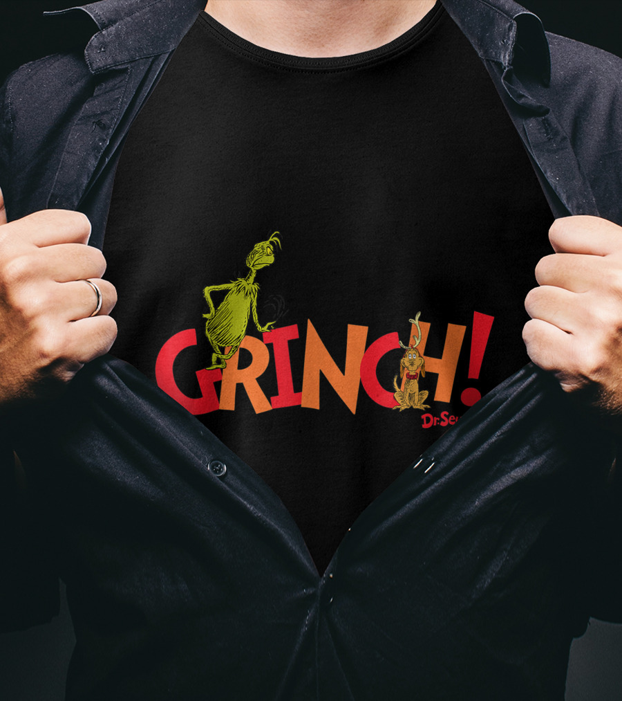 Dr Seuss Grinch And Max T-Shirt