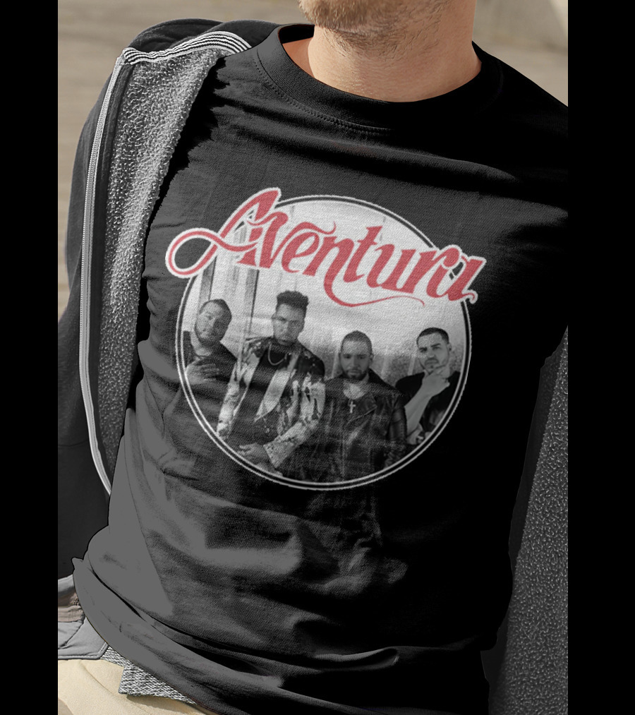 Aventura Inmortal Band Members Photo T-Shirt