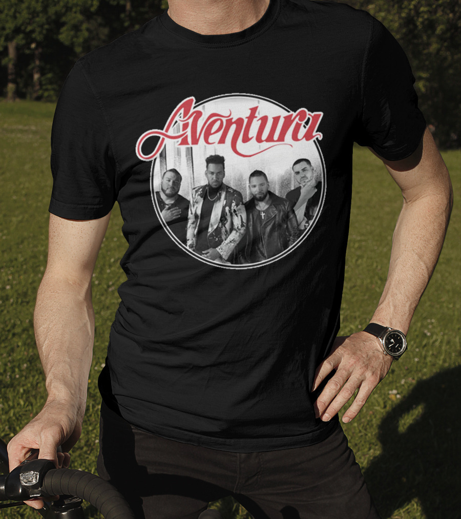 Aventura Inmortal Band Members Photo T-Shirt