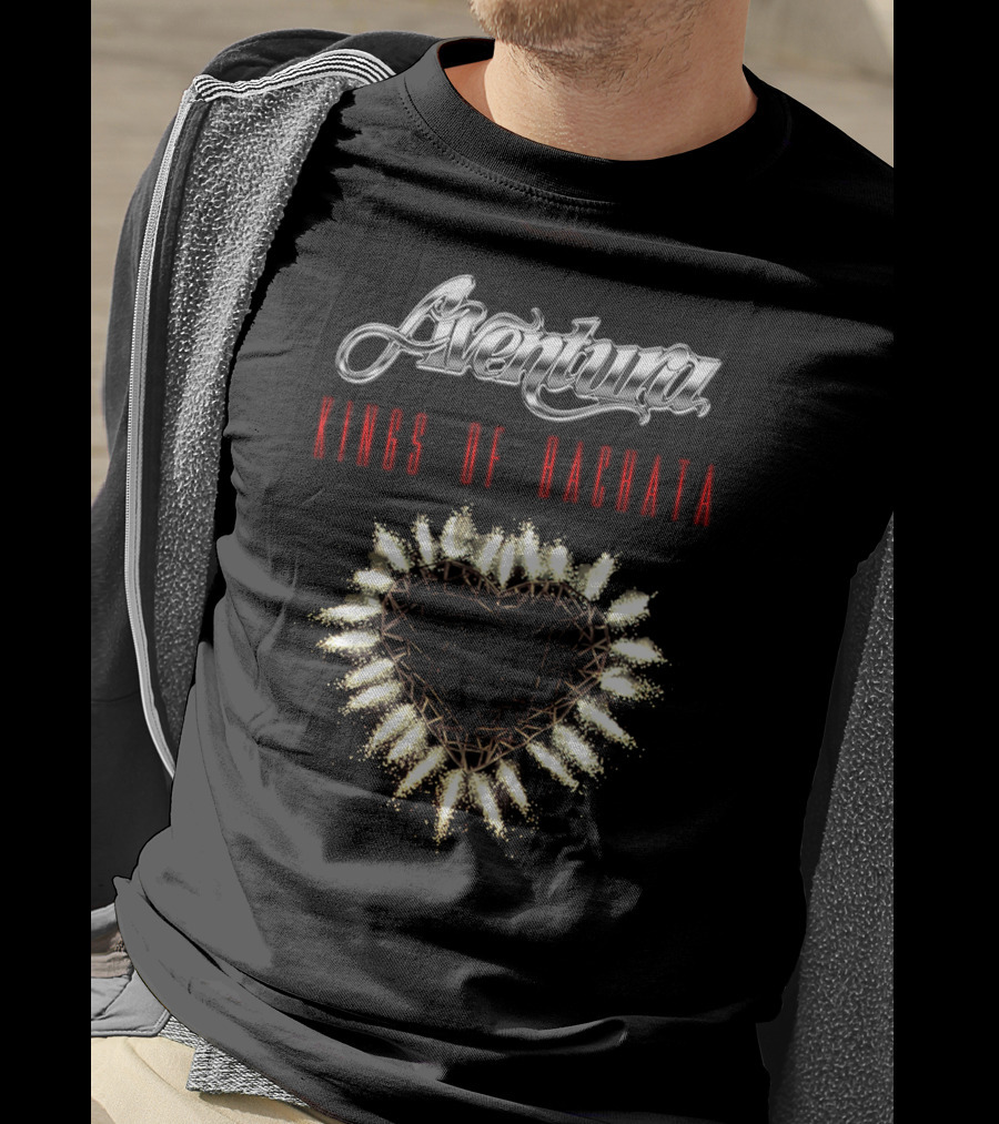 Aventura Kings Of Bachata Heart T-Shirt