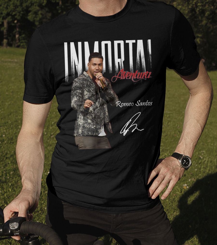 INMORTAL Aventura Romeo Santos Signature T-Shirt