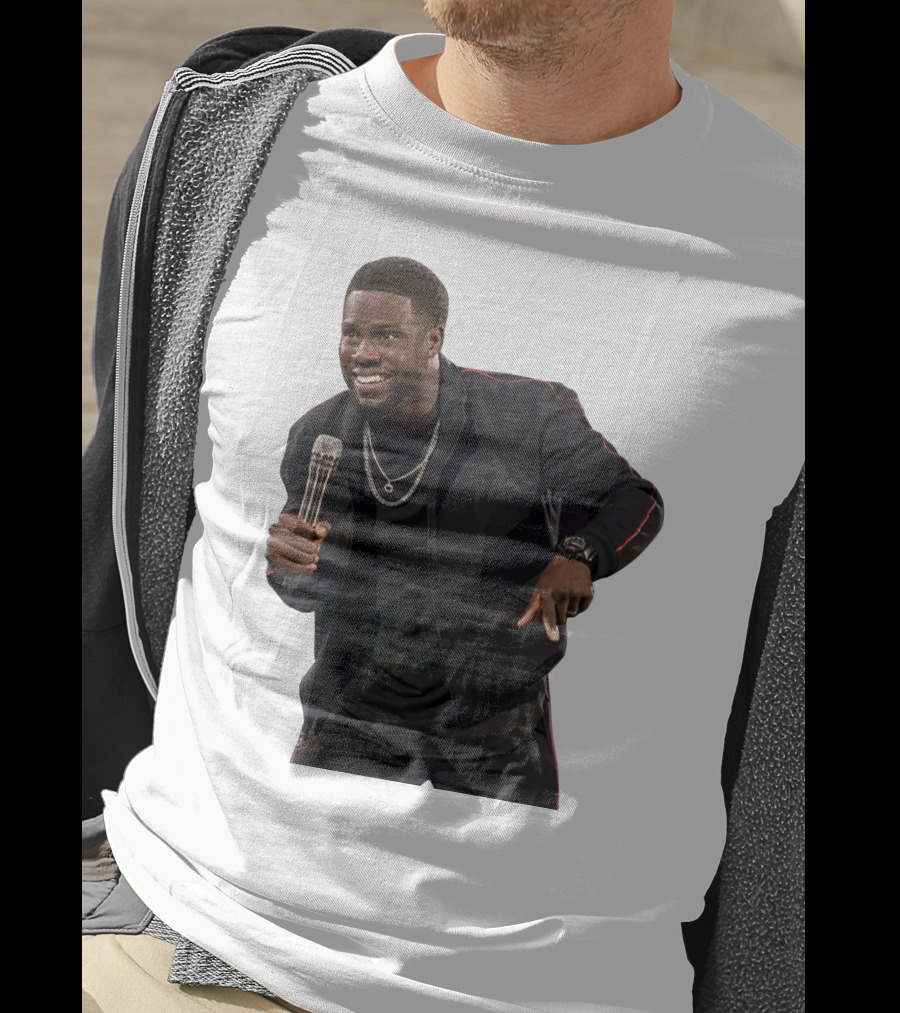 Kevin Hart Stand-Up Comedy Performance With Microphone T-Shirt