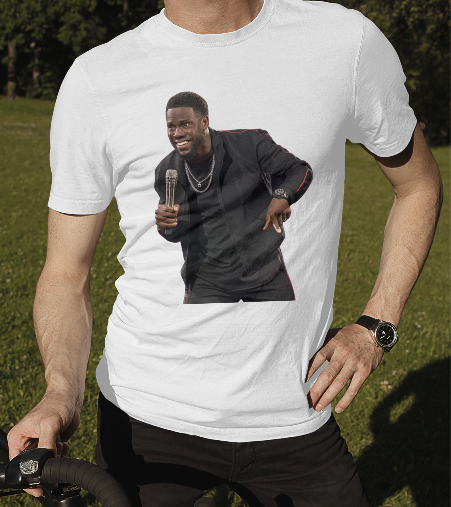 Kevin Hart Stand-Up Comedy Performance With Microphone T-Shirt
