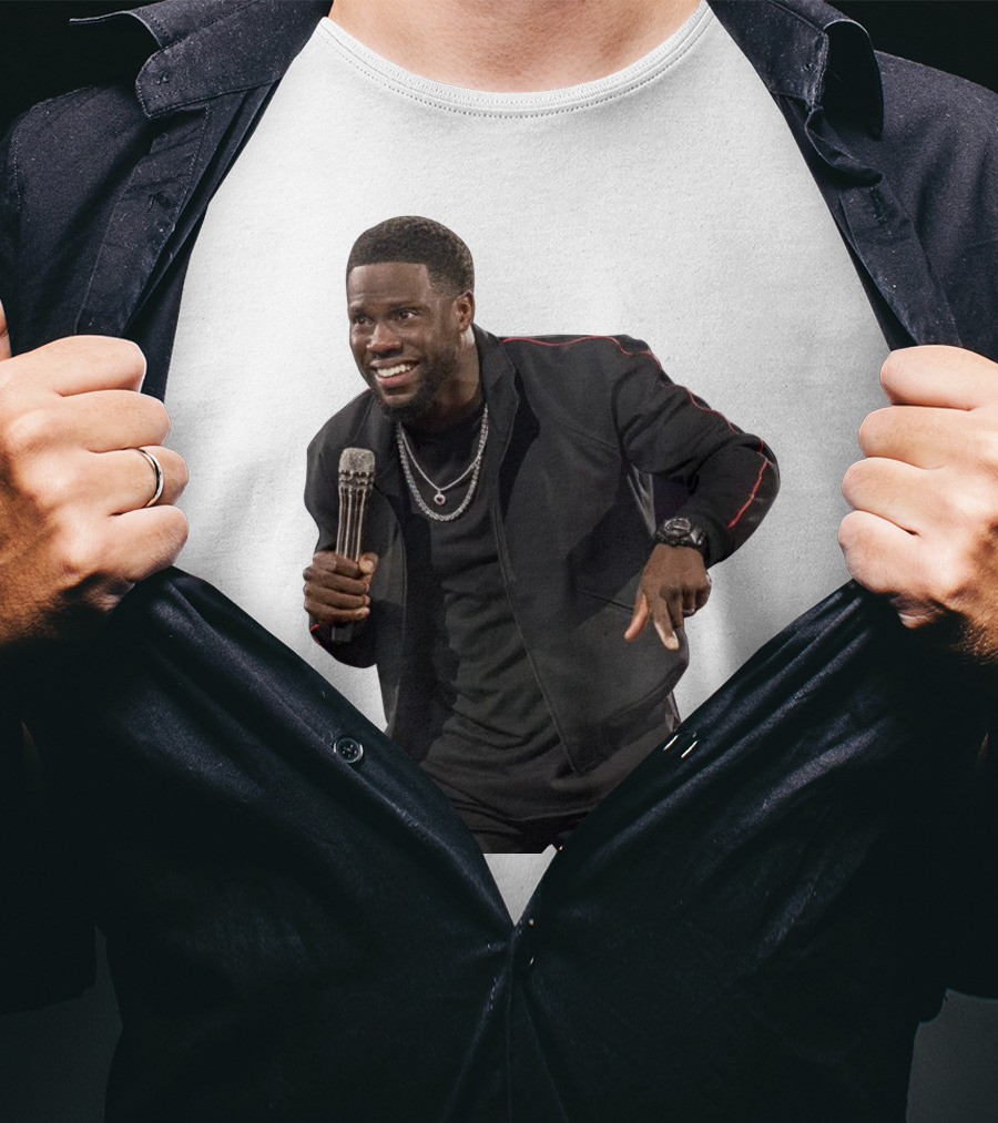 Kevin Hart Stand-Up Comedy Performance With Microphone T-Shirt