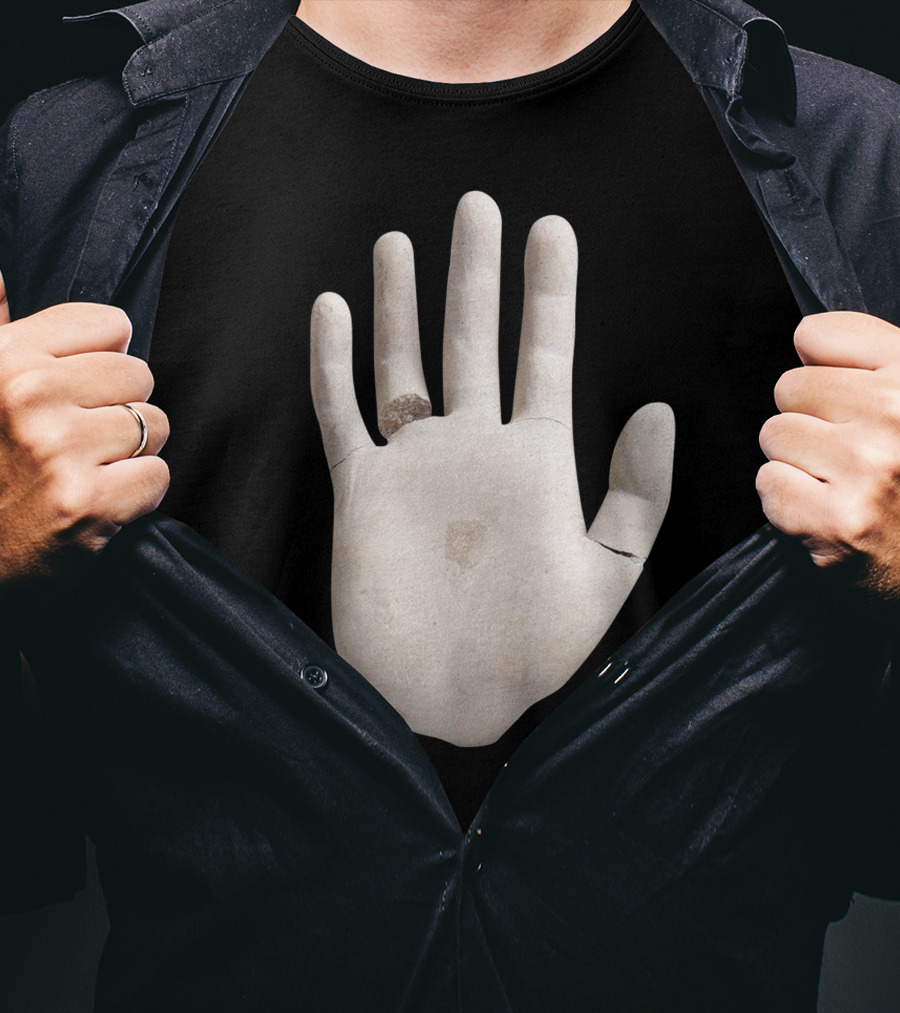 Built On Glass Hand Sculpture T-Shirt