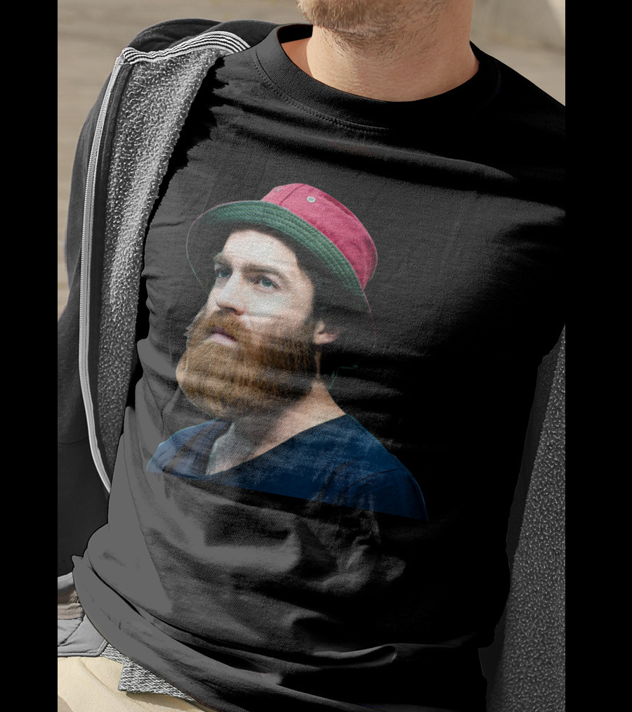 Chet Faker 2 Red And Green Bucket Hat Beard T-Shirt