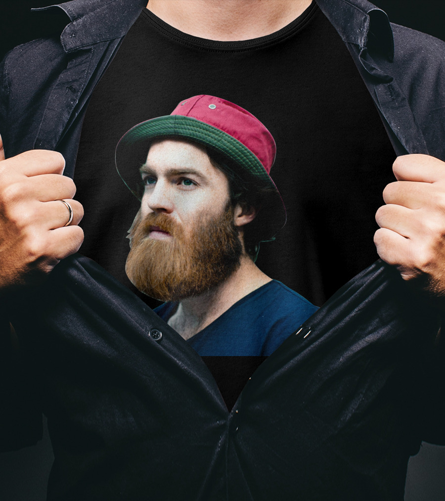 Chet Faker 2 Red And Green Bucket Hat Beard T-Shirt