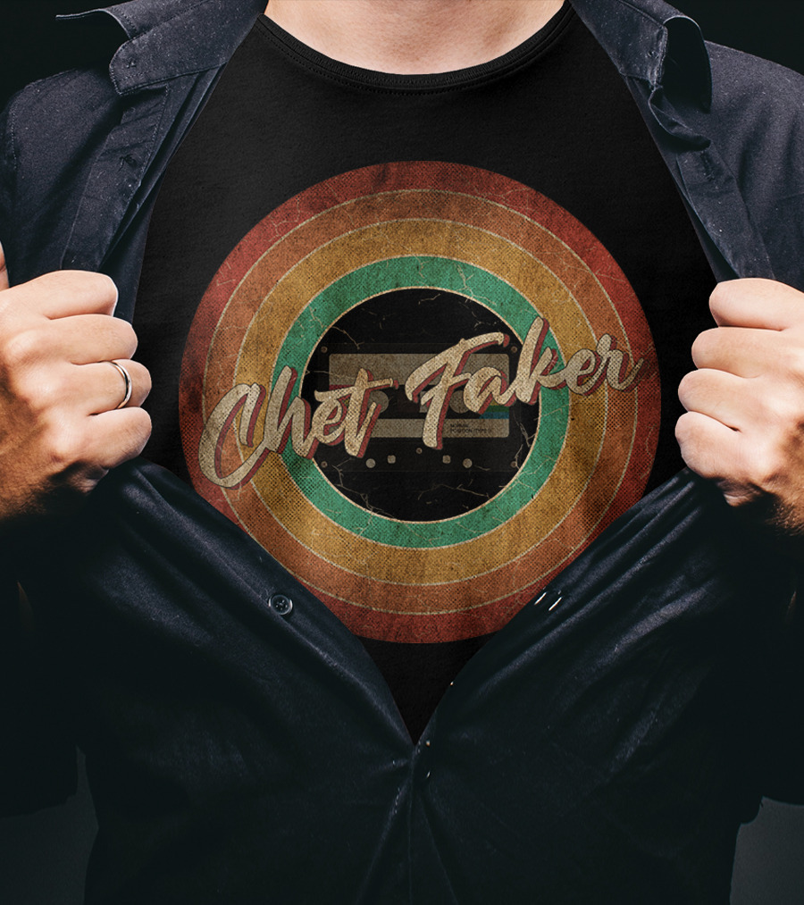 Chet Faker Vintage Circle Cassette Tape T-Shirt