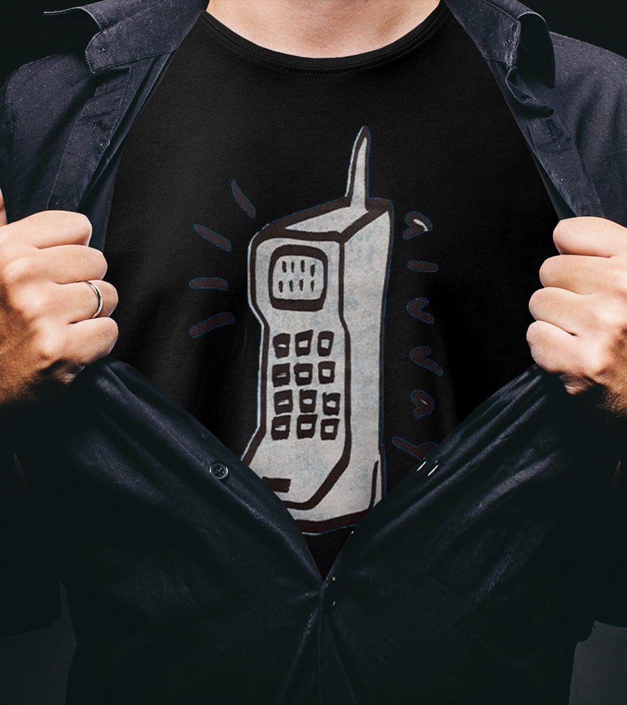 Alvvays Vintage Cellphone Retro Influence T-Shirt
