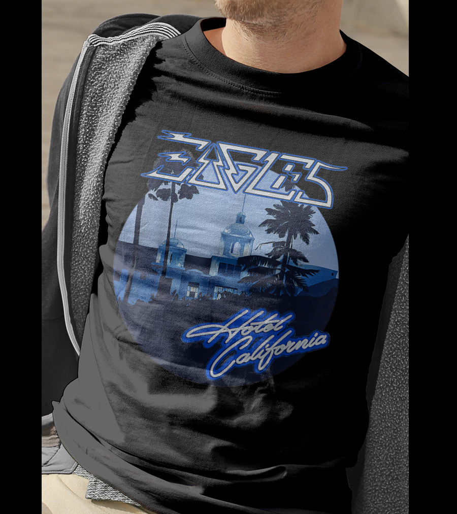 Eagles Hotel California Retro Vintage Band Music T-Shirt