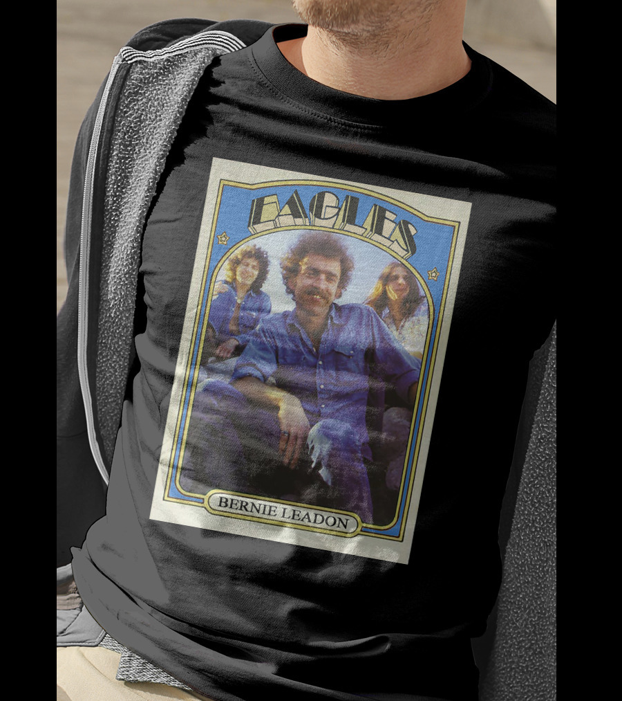 Eagles Bernie Leadon Vintage Card T-Shirt