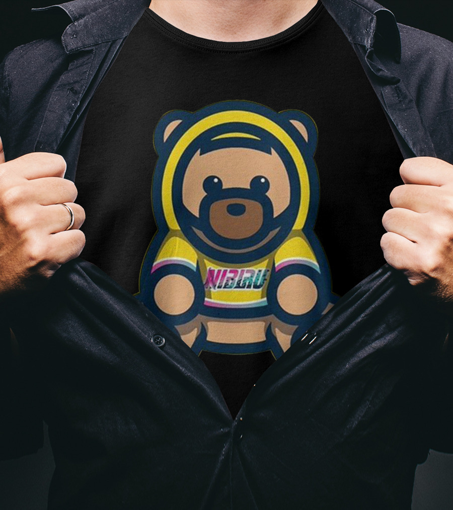 Nibiru Colorful Hoodie Bear T-Shirt