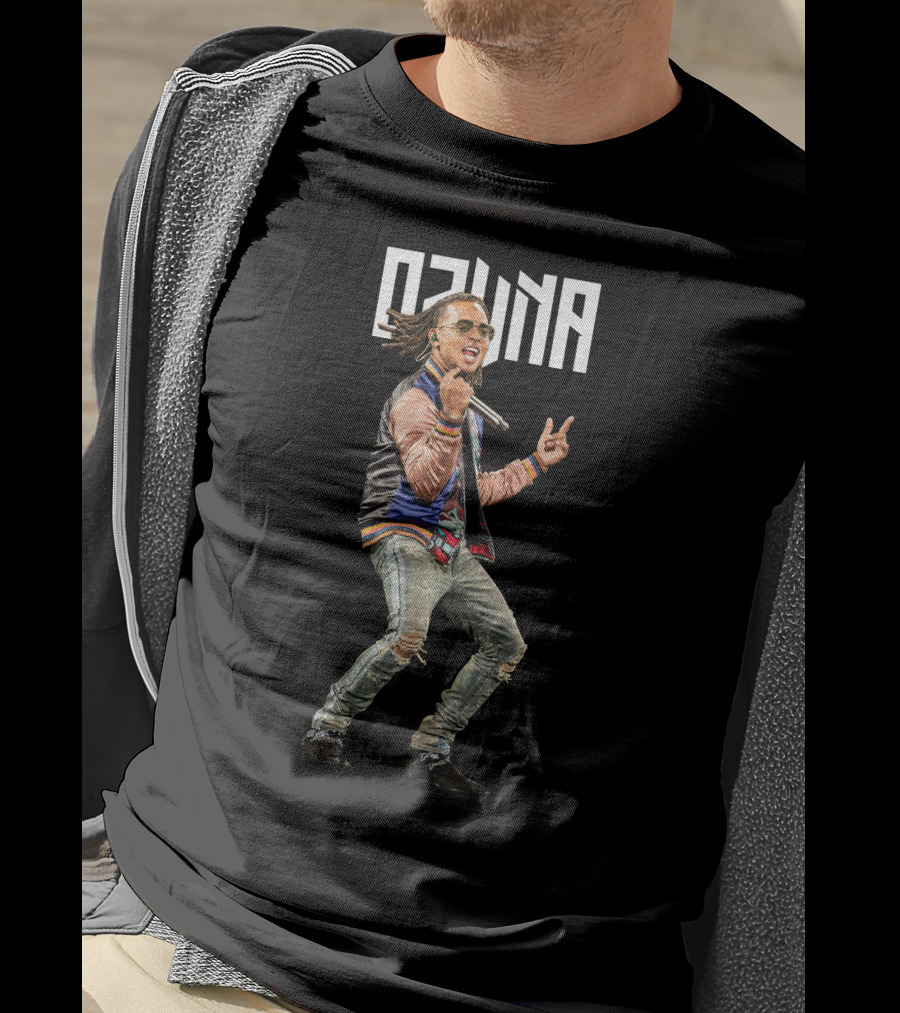 OZN Ozuna Music Icon Mic Performance T-Shirt