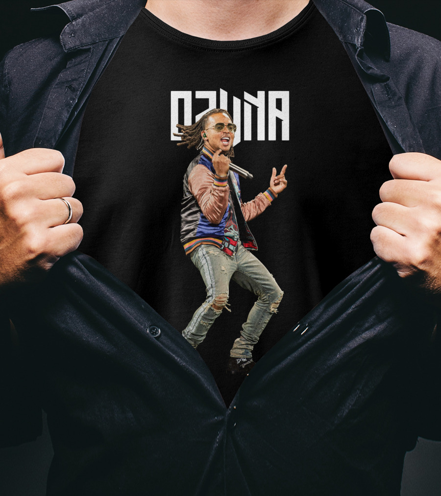 OZN Ozuna Music Icon Mic Performance T-Shirt