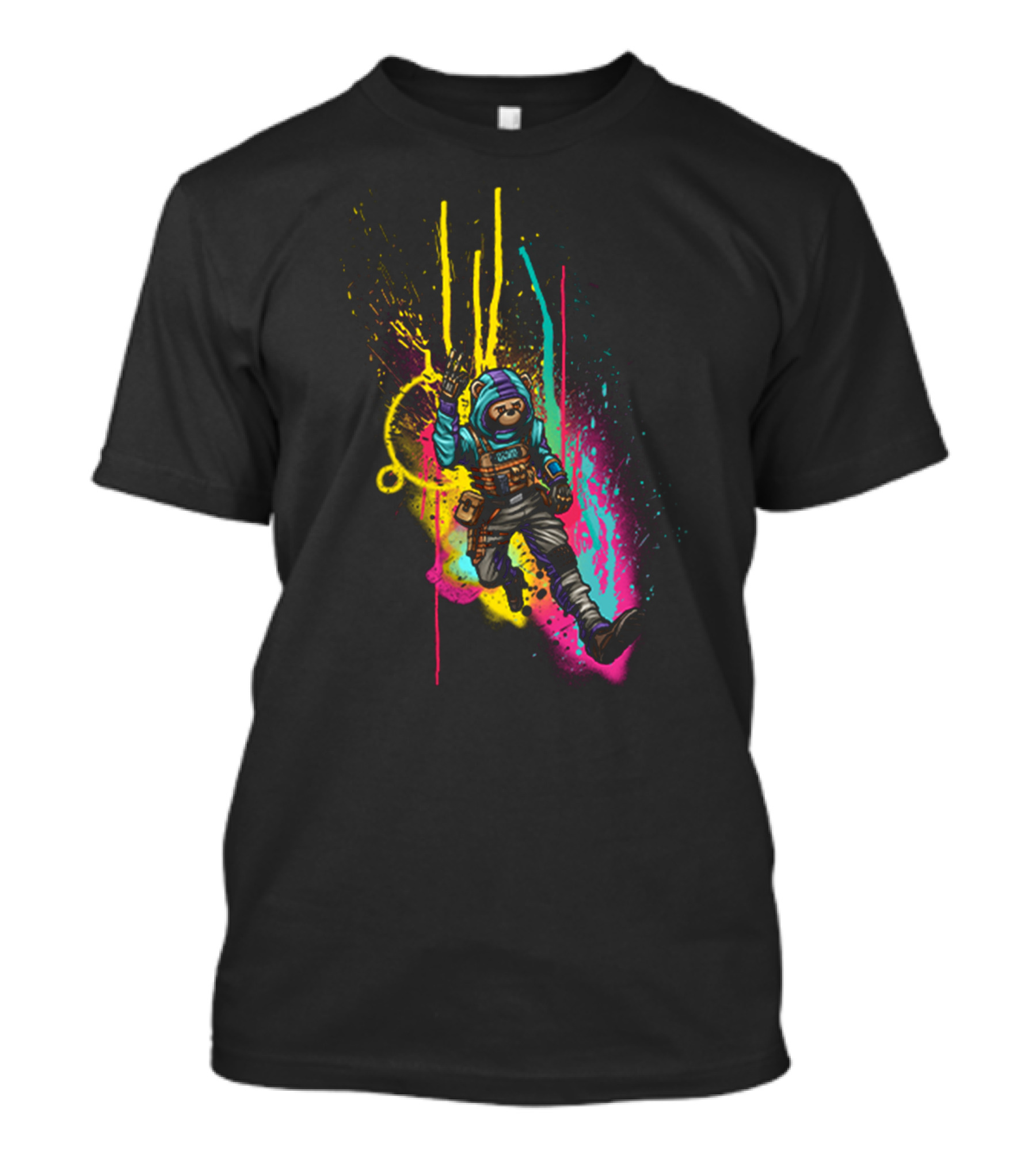 Ozuna X Duty Call Astronaut Graffiti Art Vibes T-Shirt
