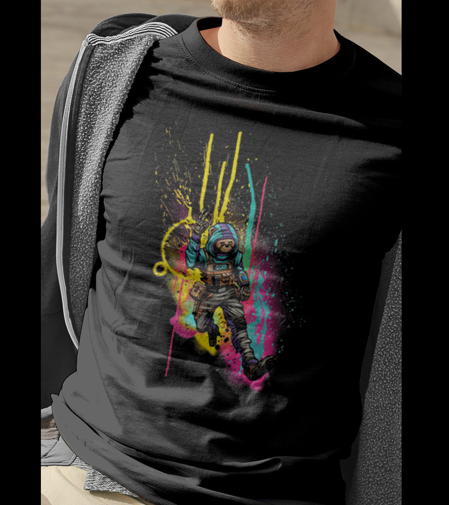 Ozuna X Duty Call Astronaut Graffiti Art Vibes T-Shirt