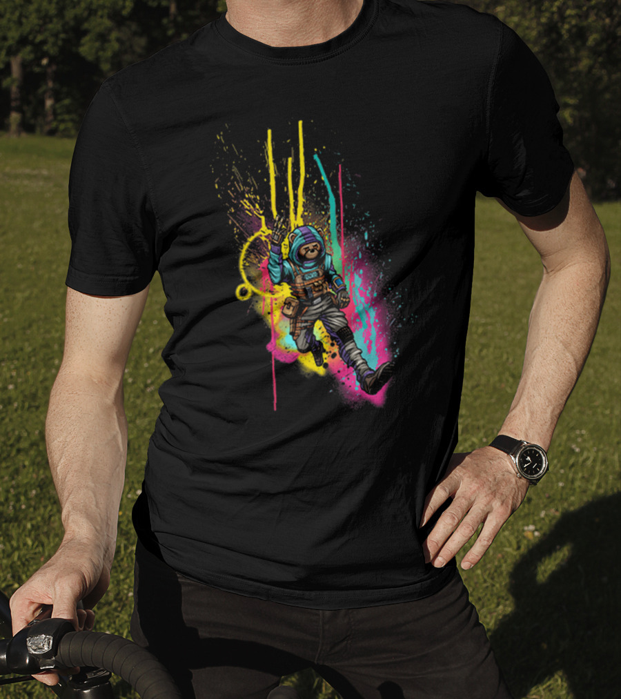 Ozuna X Duty Call Astronaut Graffiti Art Vibes T-Shirt