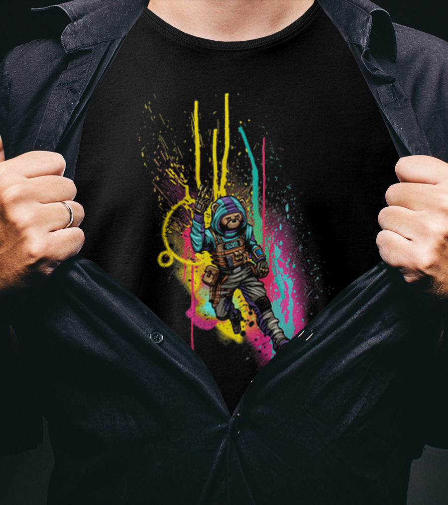 Ozuna X Duty Call Astronaut Graffiti Art Vibes T-Shirt