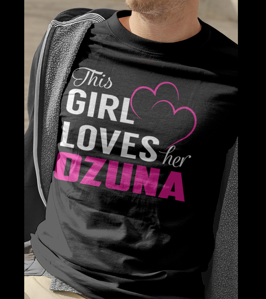 This Girl Loves Her OZUNA Heart T-Shirt