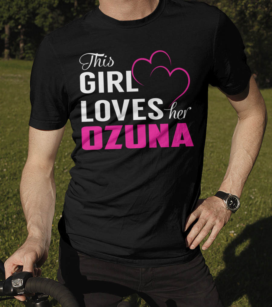 This Girl Loves Her OZUNA Heart T-Shirt