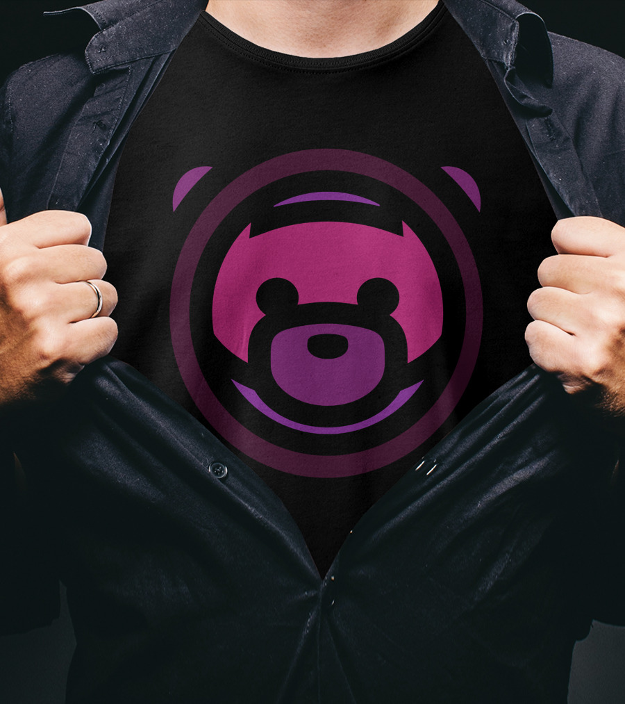 Aura 2 Pink Bear Face T-Shirt