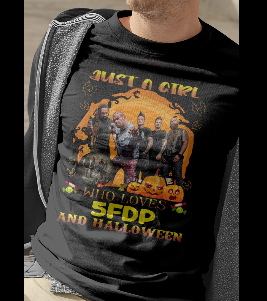 Just A Girl Who Loves 5FDP And Halloween T-Shirt