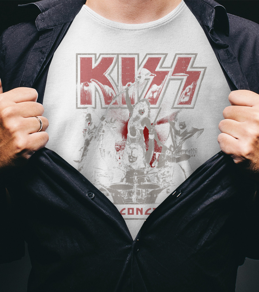 KISS Live Band Performance In Concert T-Shirt