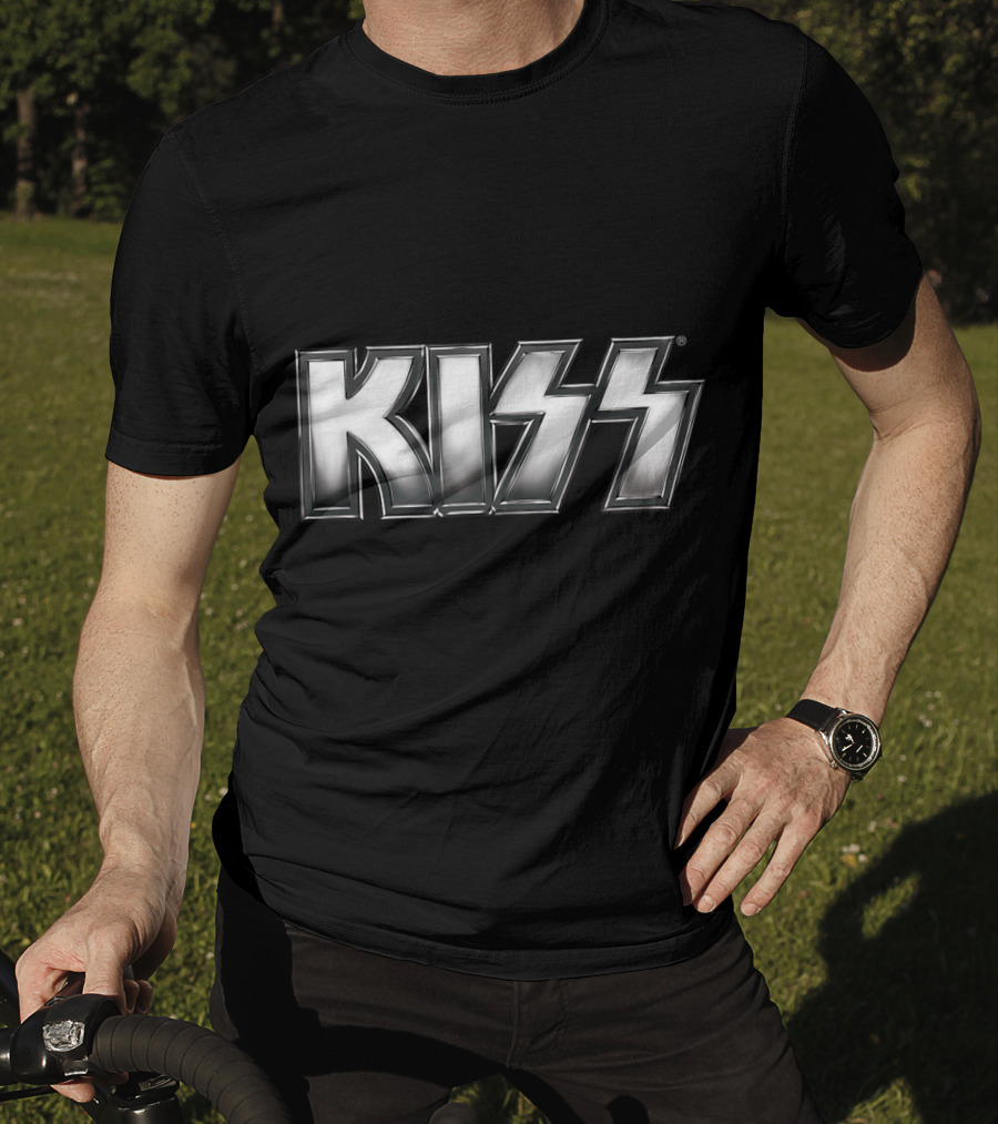 KISS Silver Metallic T-Shirt