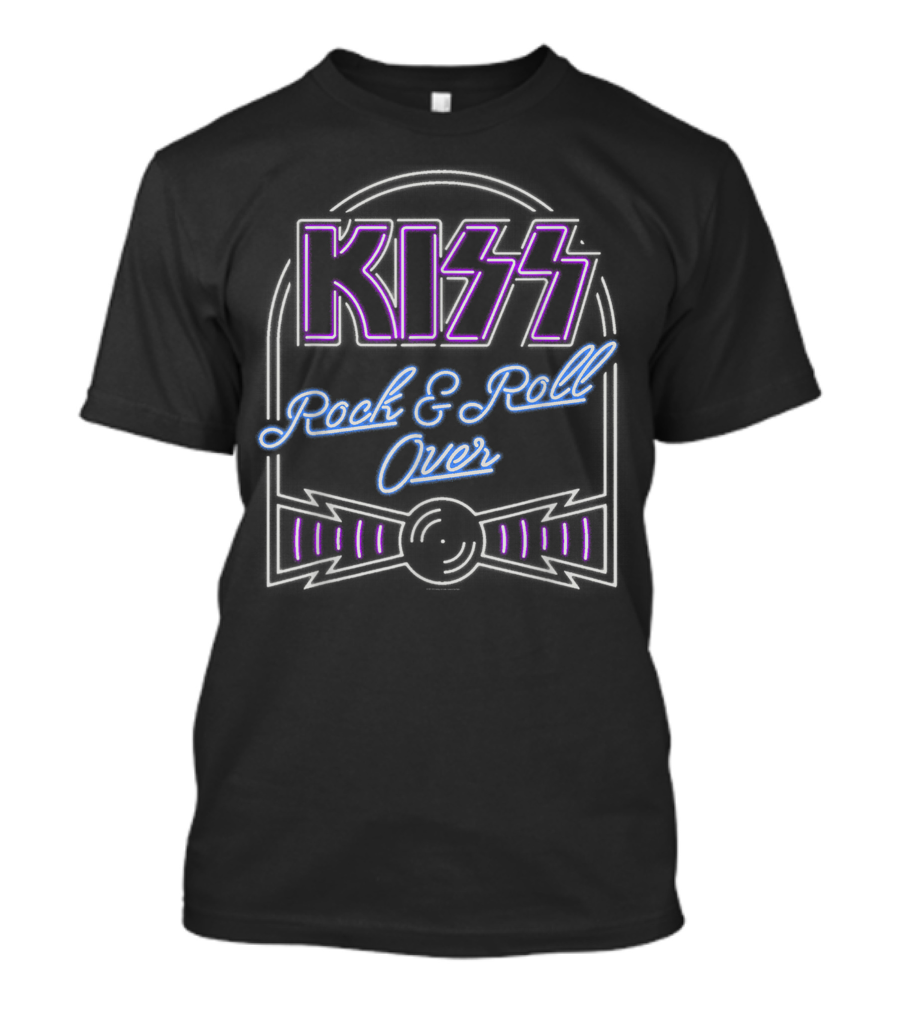KISS Rock And Roll Over Neon T-Shirt