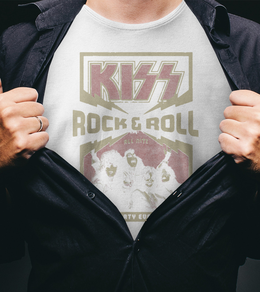 KISS Rock And Roll All Nite And Party Everyday T-Shirt