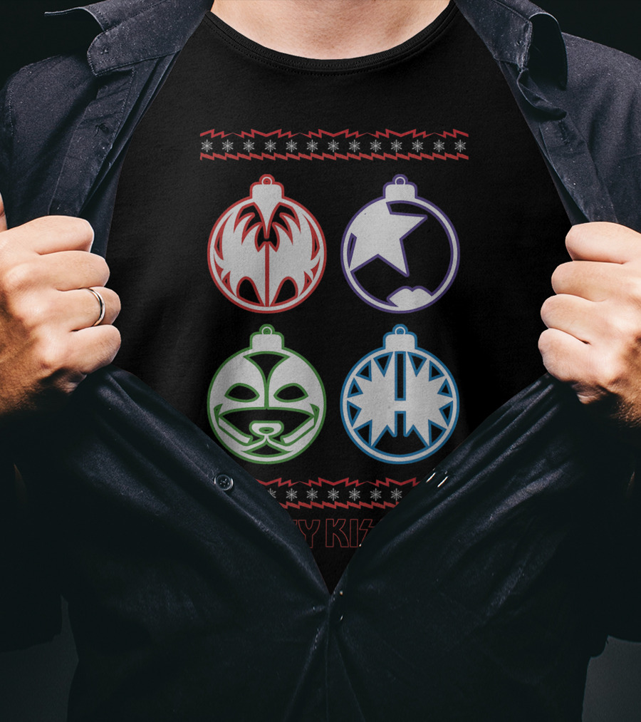 Merry KISSmas Rockin Around The KISSmas Tree T-Shirt