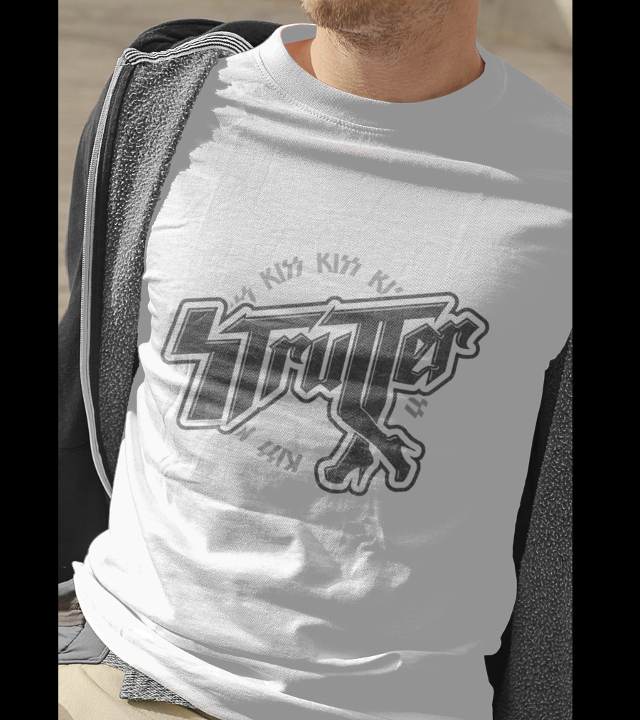 KISS Strutter Leg Logo Fan Merchandise T-Shirt