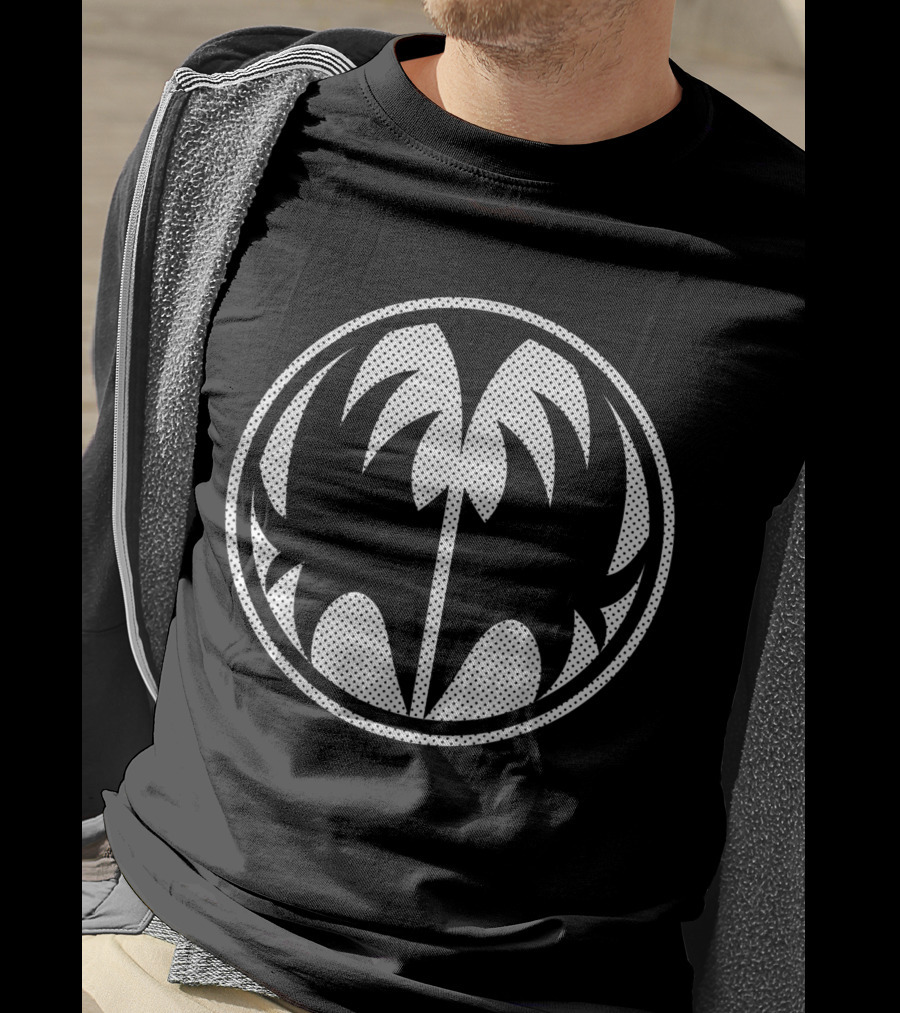 KISS The Demon Palm Tree Circle T-Shirt