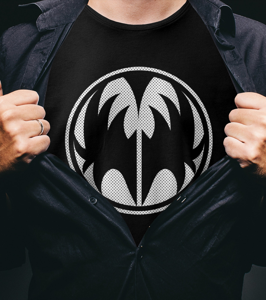 KISS The Demon Palm Tree Circle T-Shirt