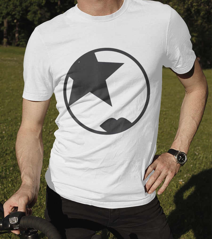 KISS Starchild Star Lips Circle T-Shirt