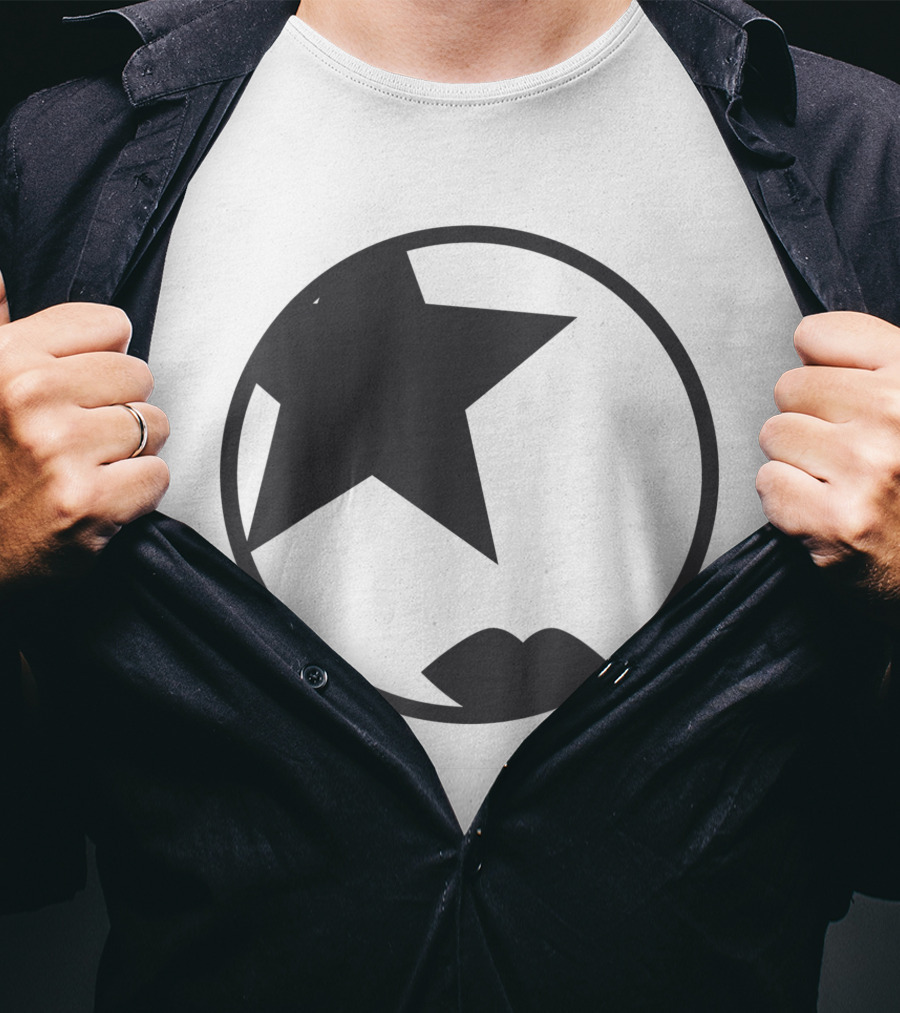 KISS Starchild Star Lips Circle T-Shirt