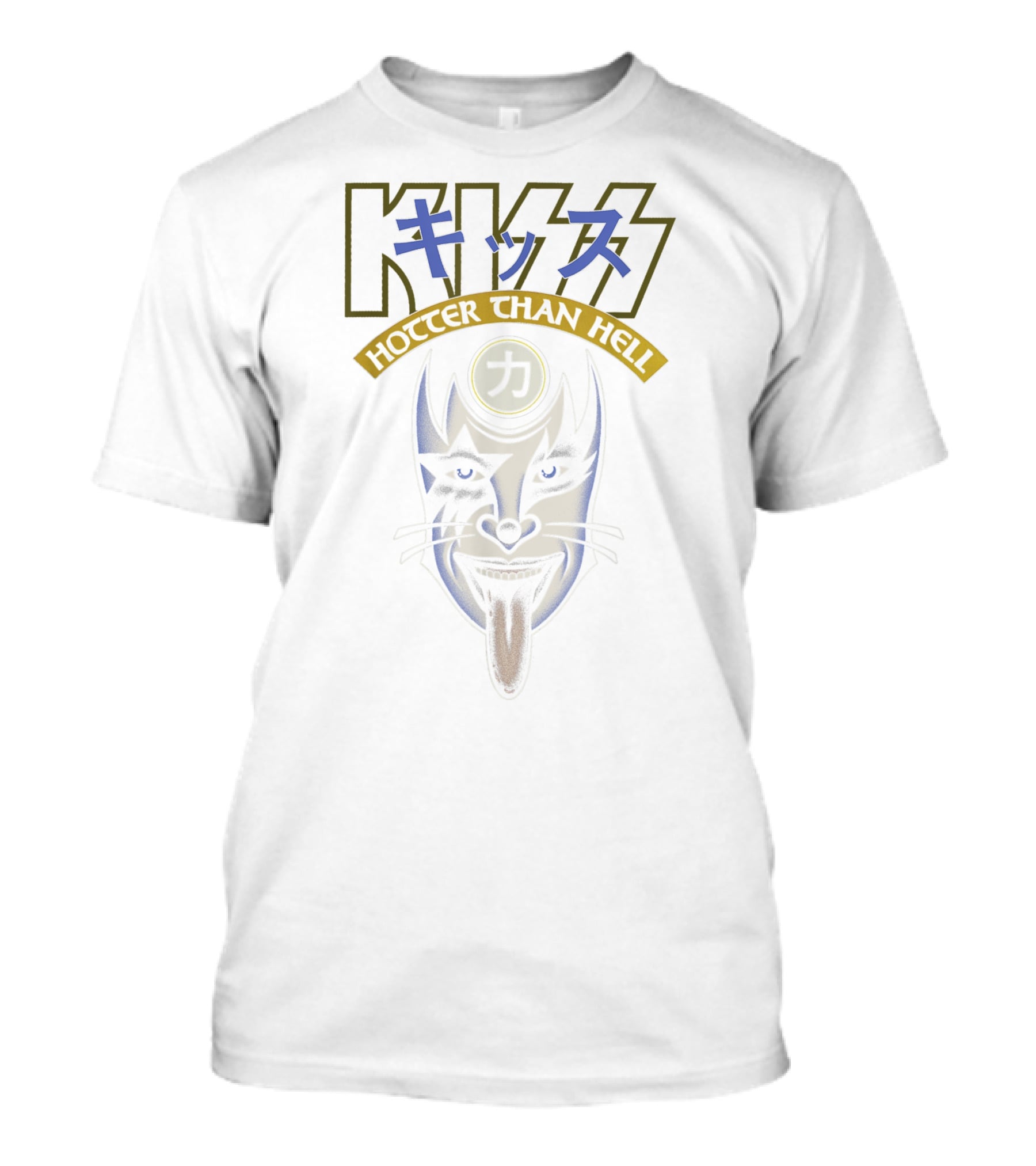 KISS Hotter Than Hell Power Face Iconic T-Shirt