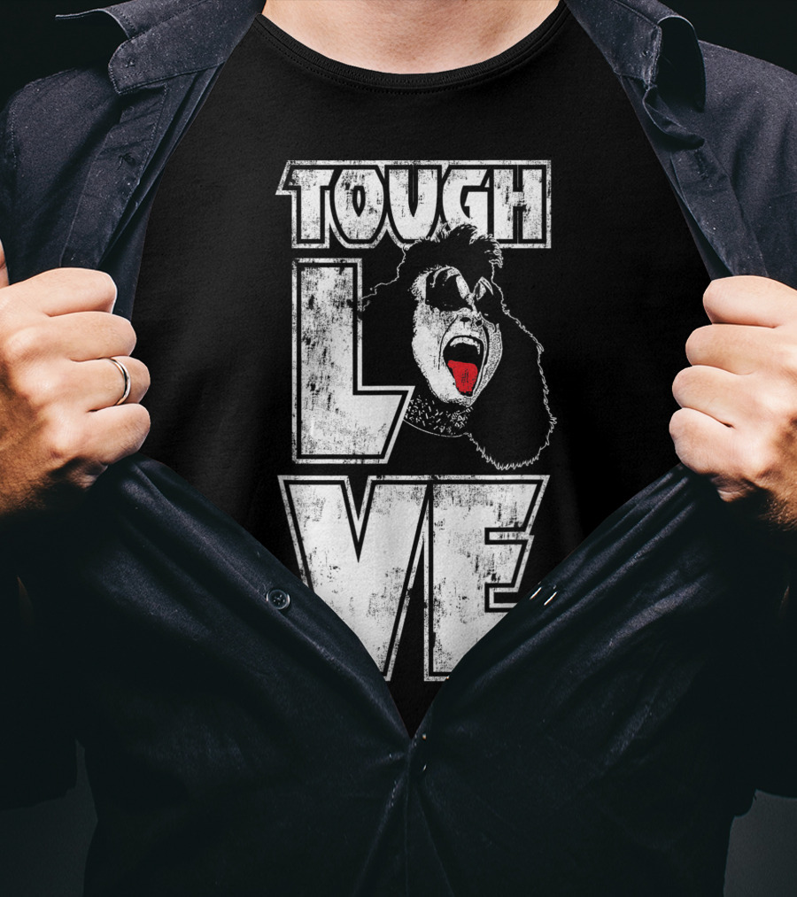 Tough Love Gene KISS Rock Iconic T-Shirt