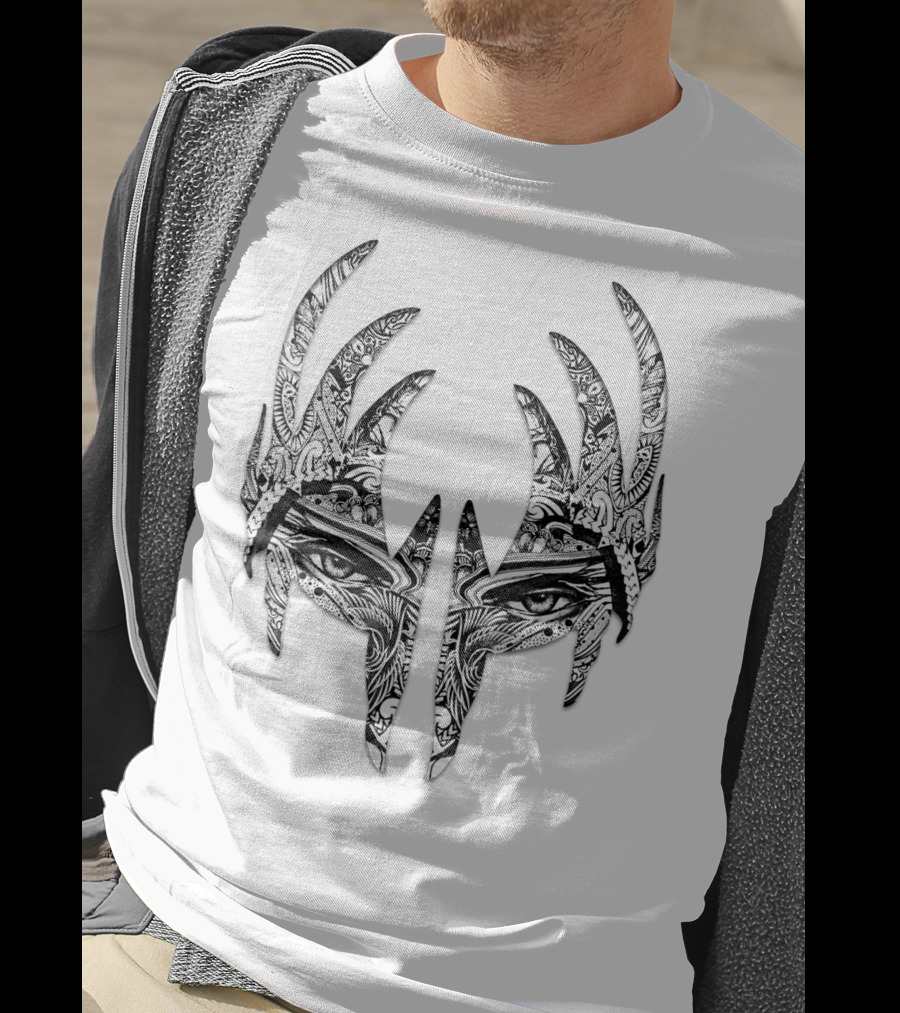 KISS Tribal Demon Mask Face T-Shirt