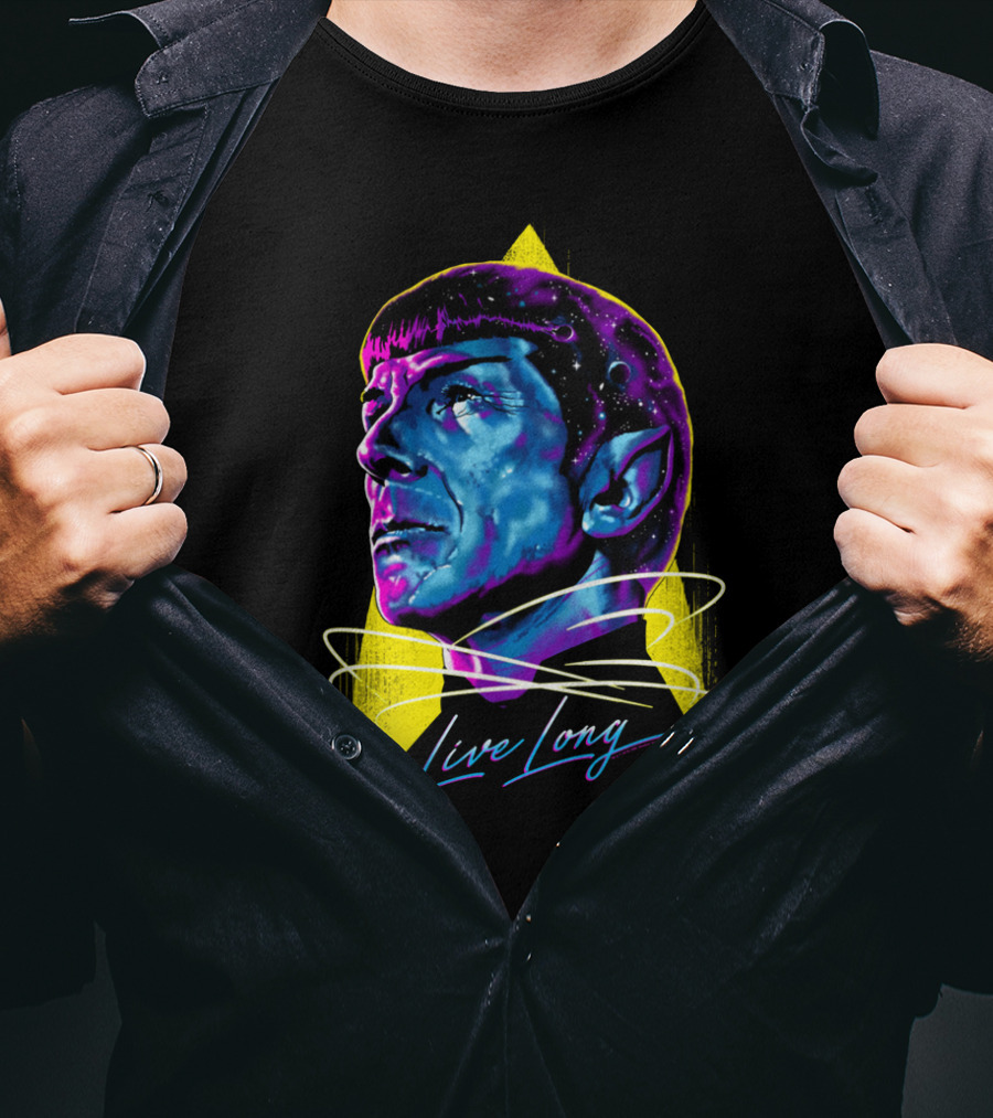 Live Long Star Trek Spock T-Shirt