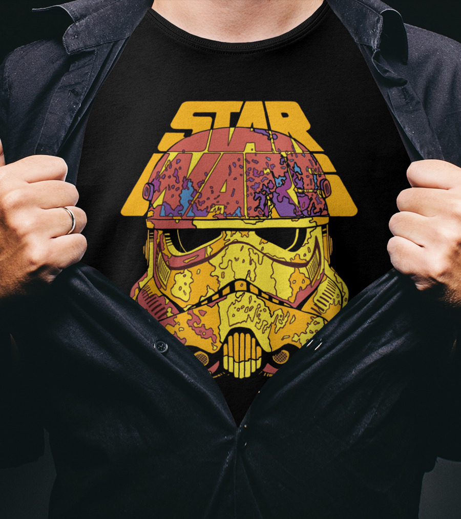Star Wars Colorful Stormtrooper Mask T-Shirt