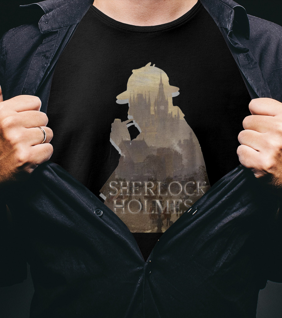Sherlock Holmes Victorian London T-Shirt