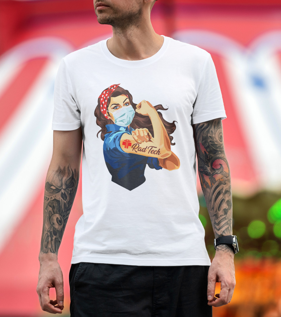 Empowered Rad Tech Strong Rosie Image T-Shirt