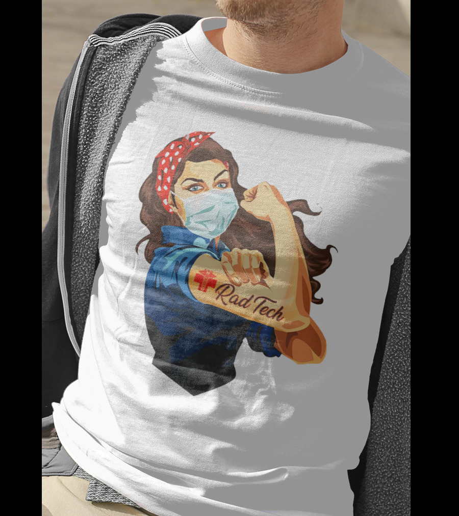 Empowered Rad Tech Strong Rosie Image T-Shirt