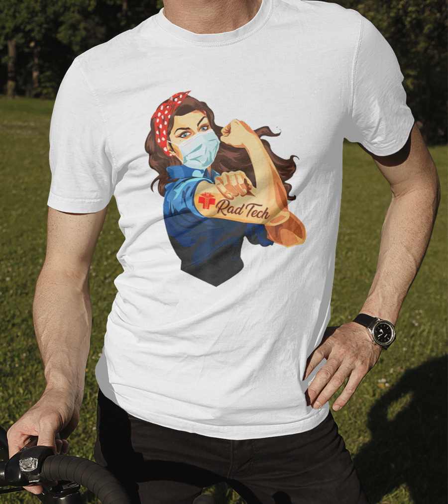 Empowered Rad Tech Strong Rosie Image T-Shirt