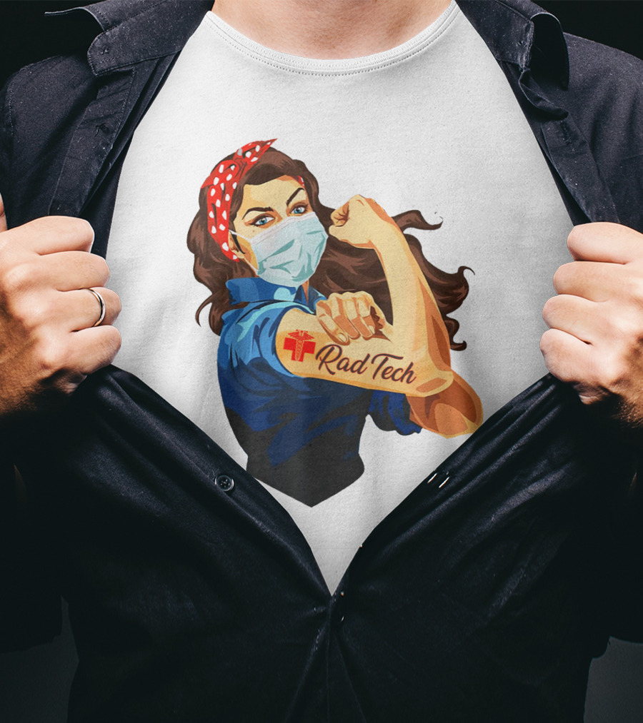 Empowered Rad Tech Strong Rosie Image T-Shirt